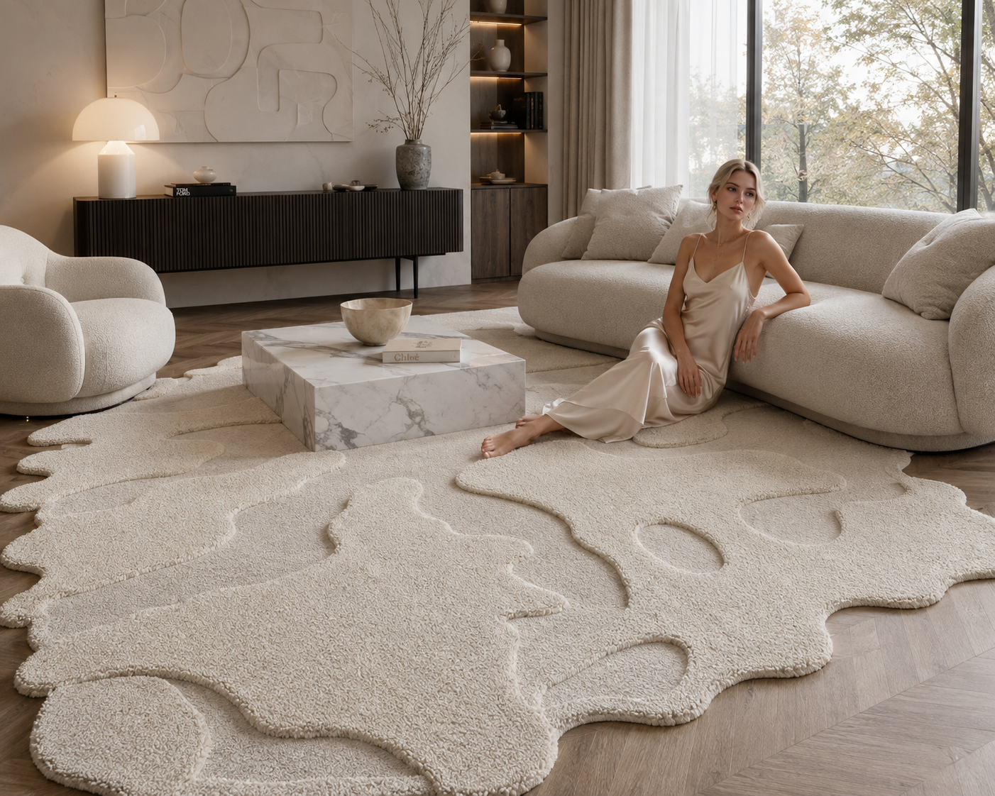 modern carpet for living