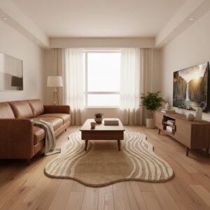 Irregular Carpet for Modern Living Room