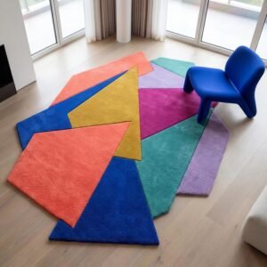 Irregular Carpet for Modern Living Room