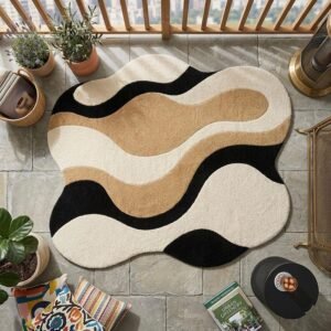 Irregular Carpet for Modern Living Room