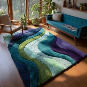 Irregular Carpet for Modern Living Room