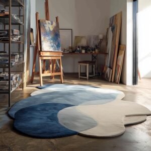 Irregular Carpet for Modern Living Room
