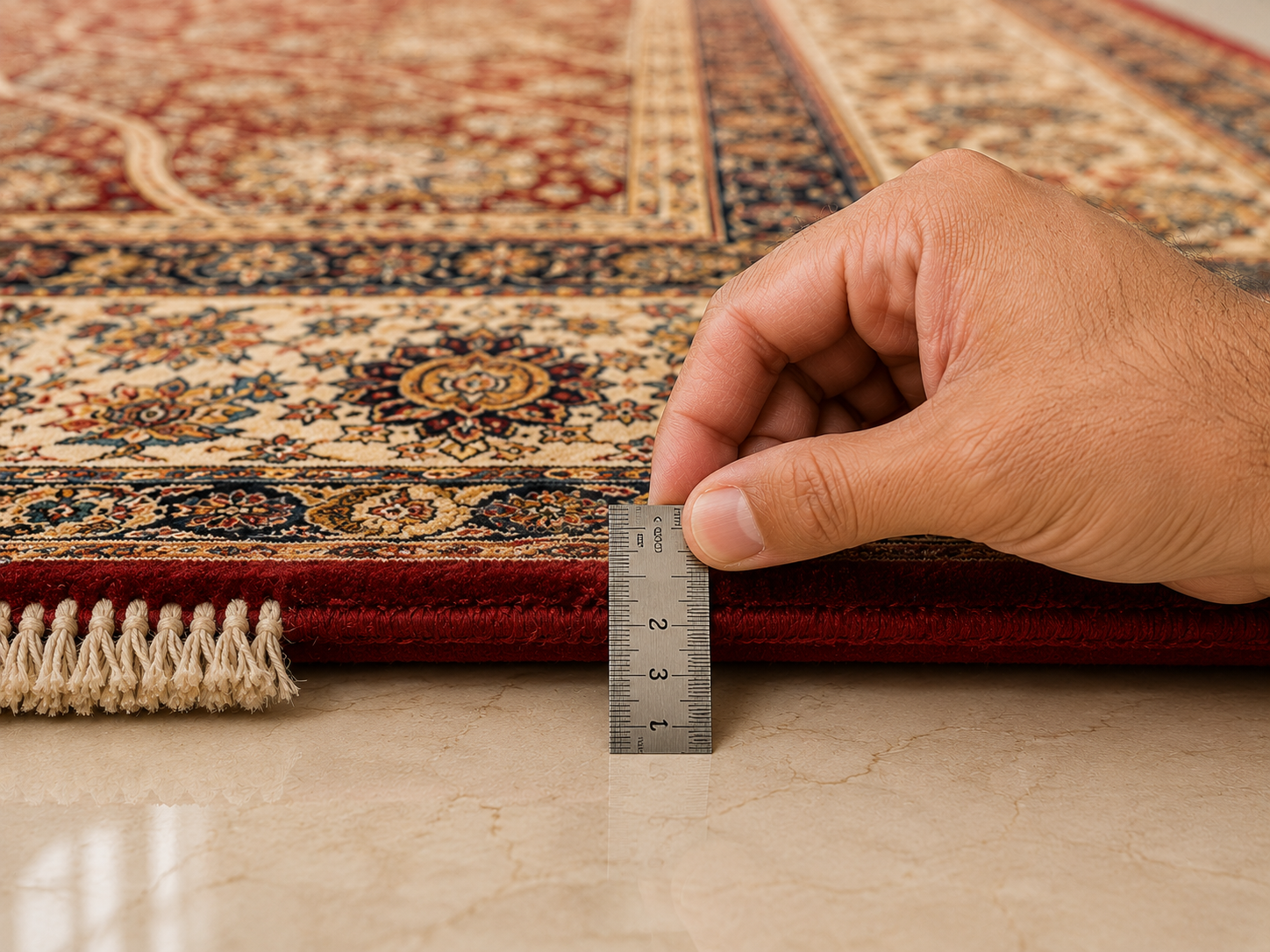 RED IRANIAN CARPET - Image 2