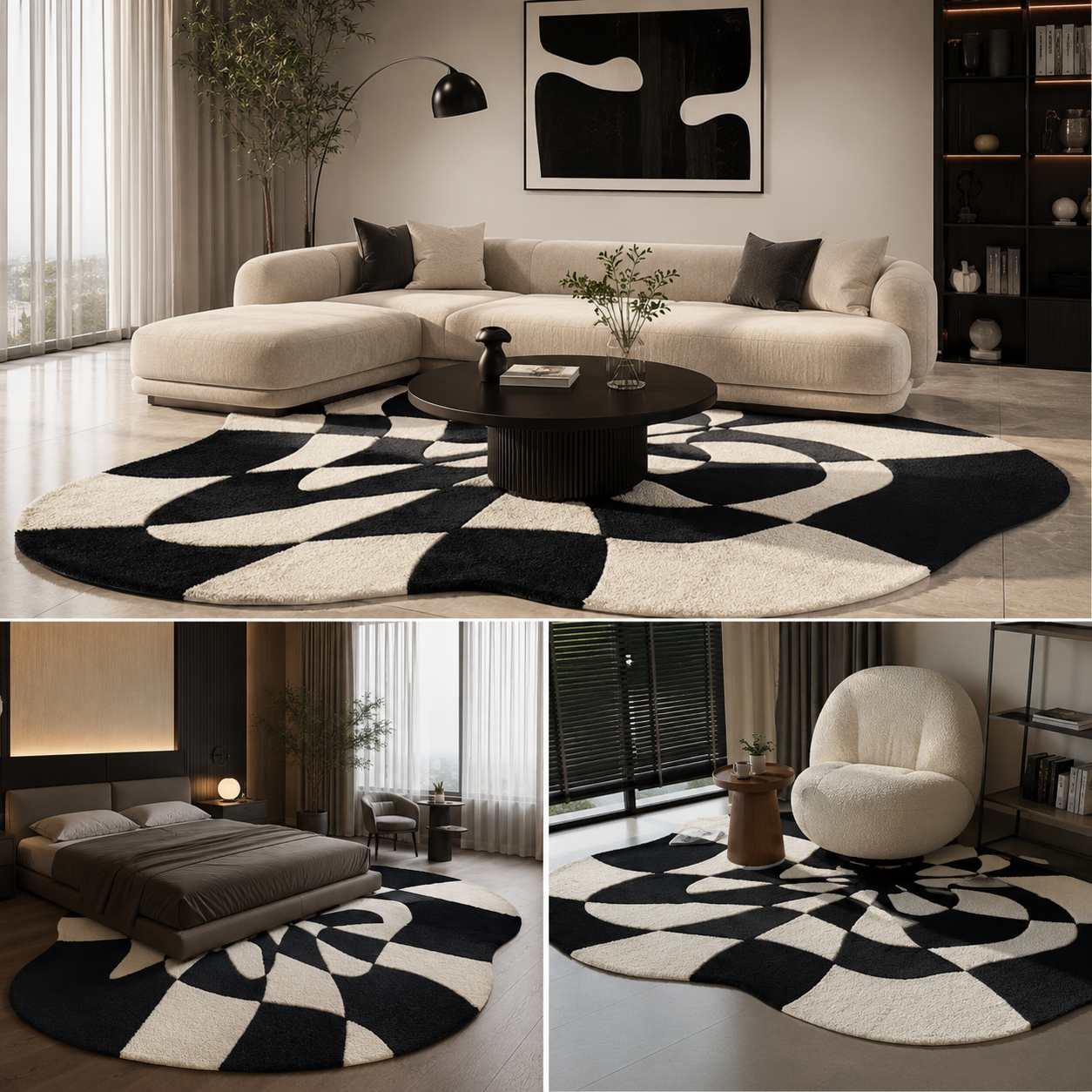 modern carpet for living