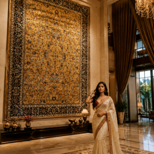 Golden Persian Carpet