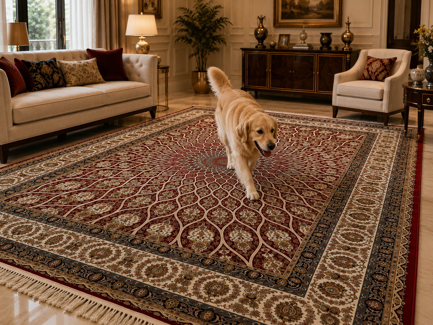 RED IRANIAN CARPET - Image 4