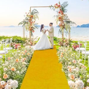 Yellow Event mat