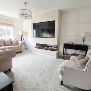 Fast Line Graphix wall to wall Carpet Fastline features clean, linear patterns designed for a modern, streamlined aesthetic. Crafted with a 500 GSM loop pile in solution-dyed olefin yarn and a 6 mm height, it offers comfort, durability, and understated elegance for contemporary interiors.